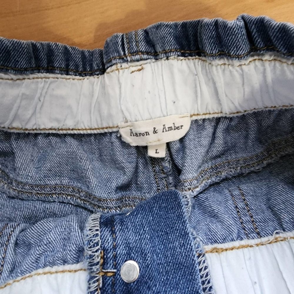 Aaron & Amber Shorts L Denim high rise - Picture 2 of 4